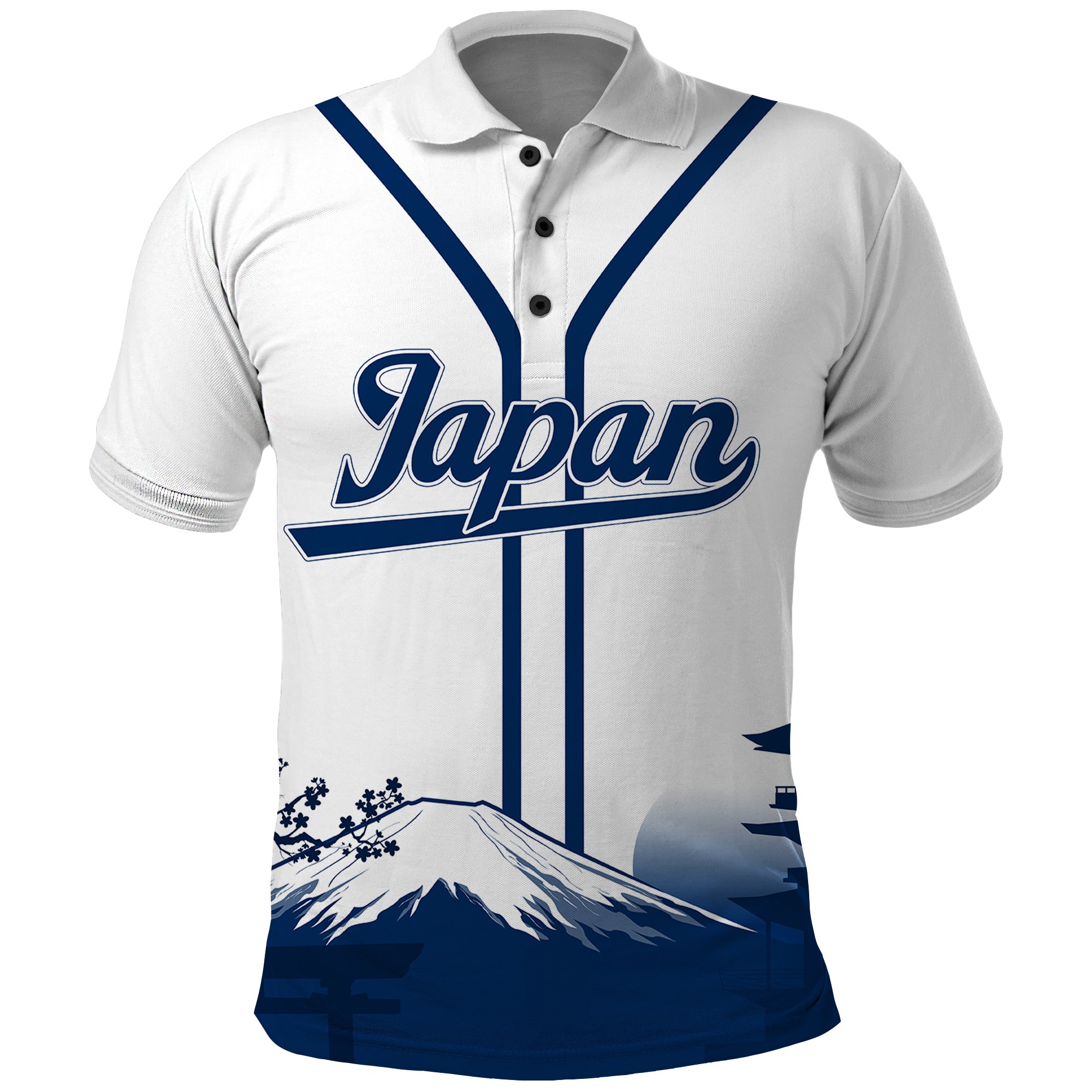 japan-baseball-champions-fuji-mountain-landscape-art-polo-shirt