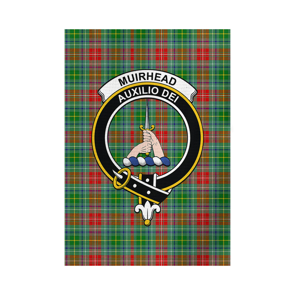 scottish-muirhead-clan-crest-tartan-garden-flag