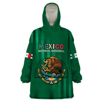 Mexico 2023 Baseball Mix Coat Of Arms Wearable Blanket Hoodie - Wonder Print Shop