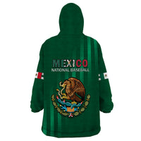 Mexico 2023 Baseball Mix Coat Of Arms Wearable Blanket Hoodie - Wonder Print Shop