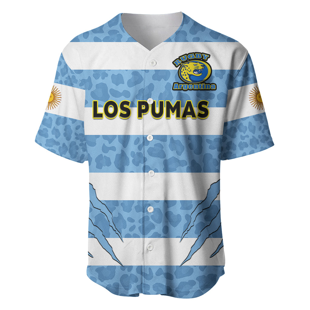 Argentina Rugby 7s Vamos Pumas Baseball Jersey - Wonder Print Shop