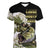 (Custom Personalised) Bass Fishing Gold Women V Neck T Shirt - Wonder Print Shop