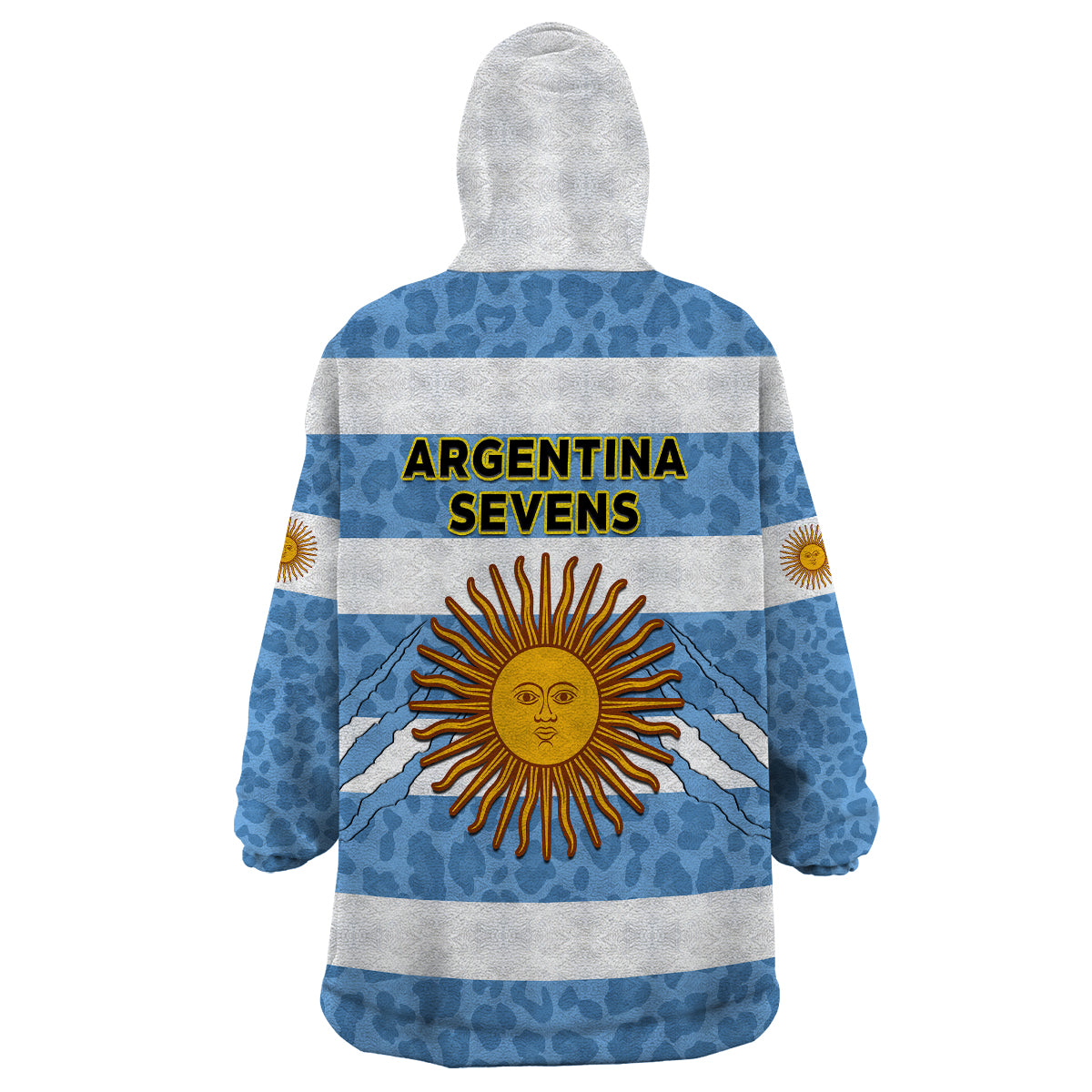 Argentina Rugby 7s Vamos Pumas Wearable Blanket Hoodie - Wonder Print Shop