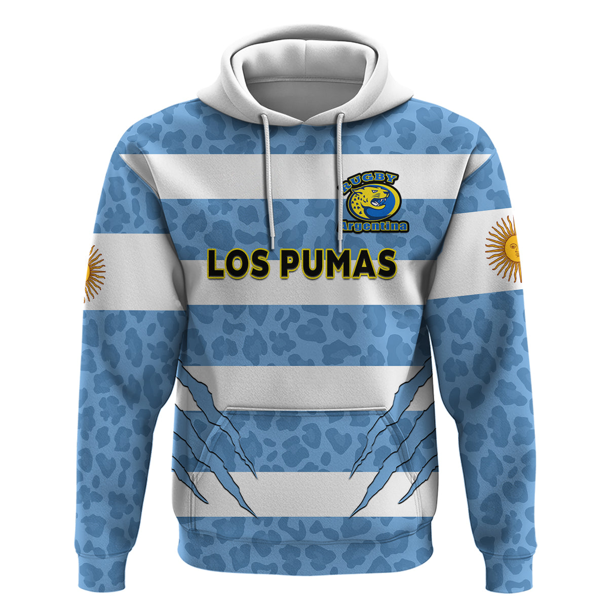 Argentina Rugby 7s Vamos Pumas Hoodie - Wonder Print Shop