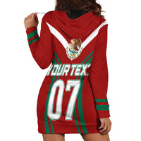 Mexico Baseball 2023 Sporty Style With Emblem Hoodie Dress - Wonder Print Shop