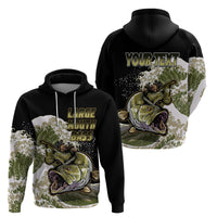 Custom Bass Fishing Hoodie Gold - Wonder Print Shop