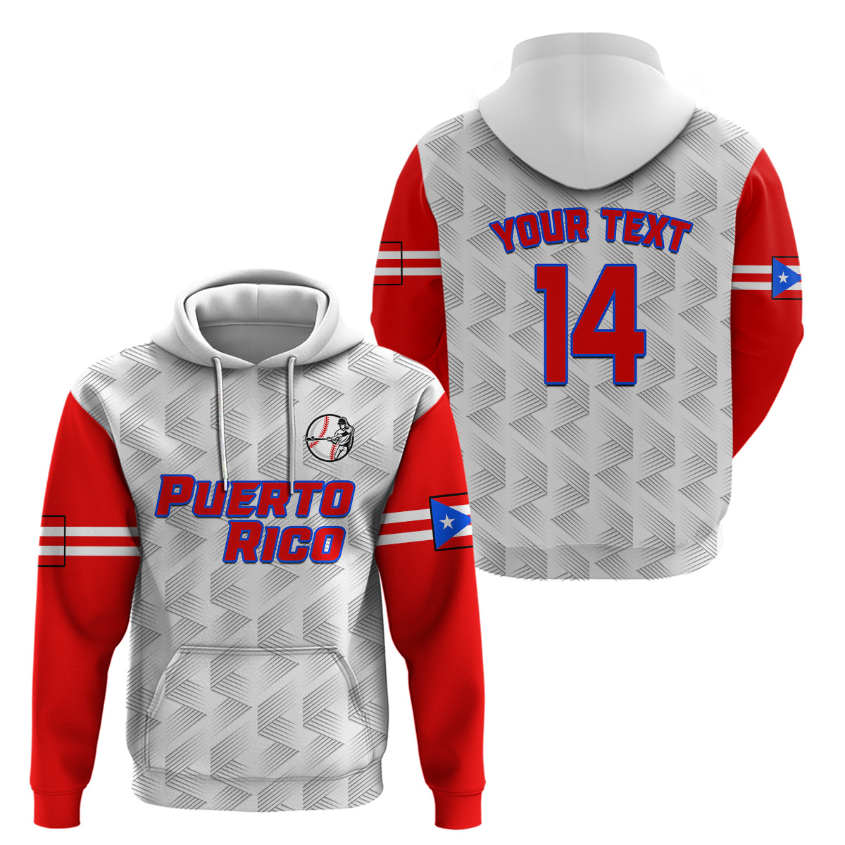 Custom Puerto Rico 2023 Baseball Dynamic Hoodie - Wonder Print Shop