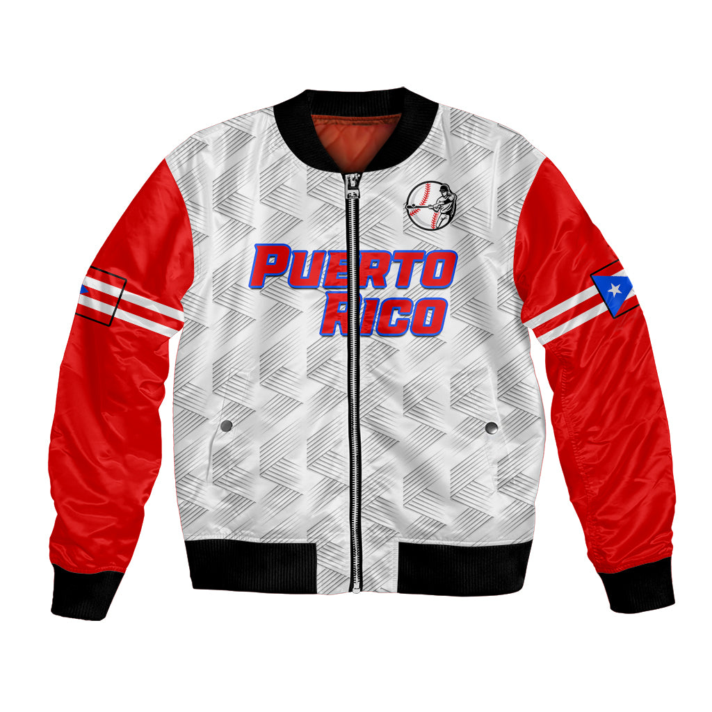 (Custom Text And Number) Puerto Rico 2023 Baseball Dynamic Bomber Jacket - Wonder Print Shop