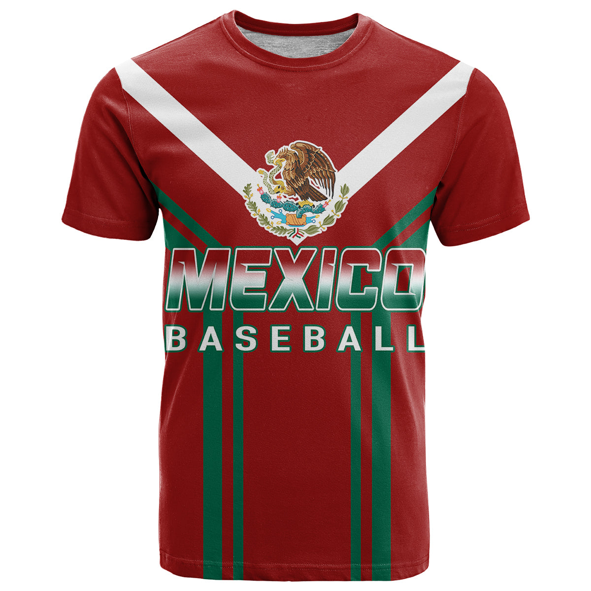 Mexico T Shirt Baseball 2023 Sporty Style With Emblem - Wonder Print Shop
