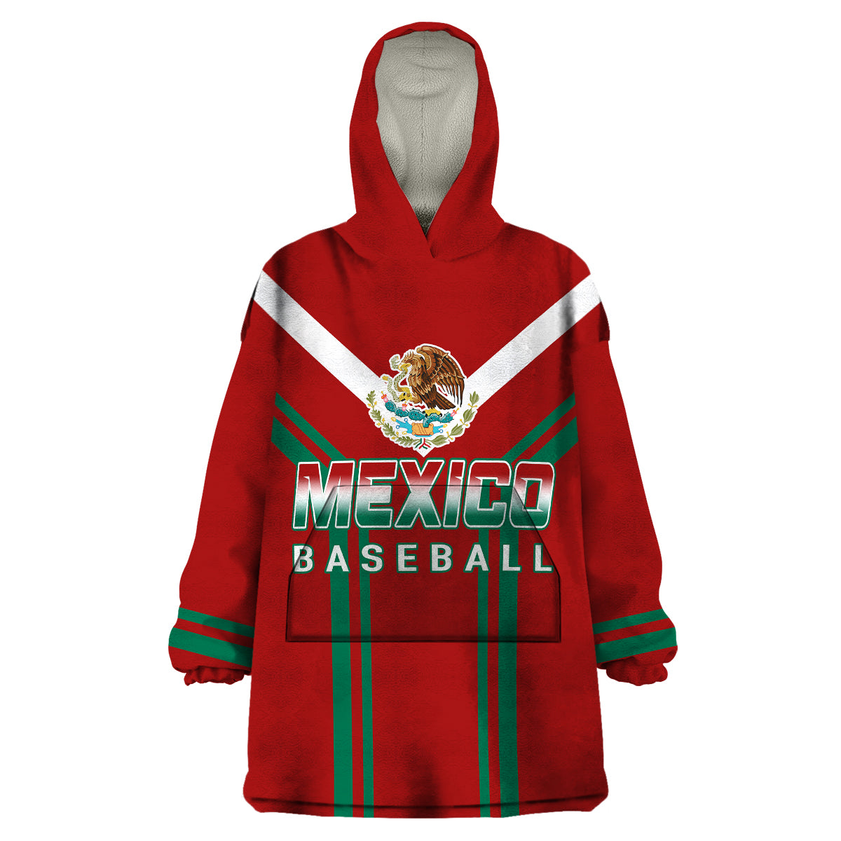 Mexico Baseball 2023 Sporty Style With Emblem Wearable Blanket Hoodie - Wonder Print Shop