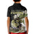 Largemouth Bass Fishing Polo Shirt Gold for Kid - Wonder Print Shop