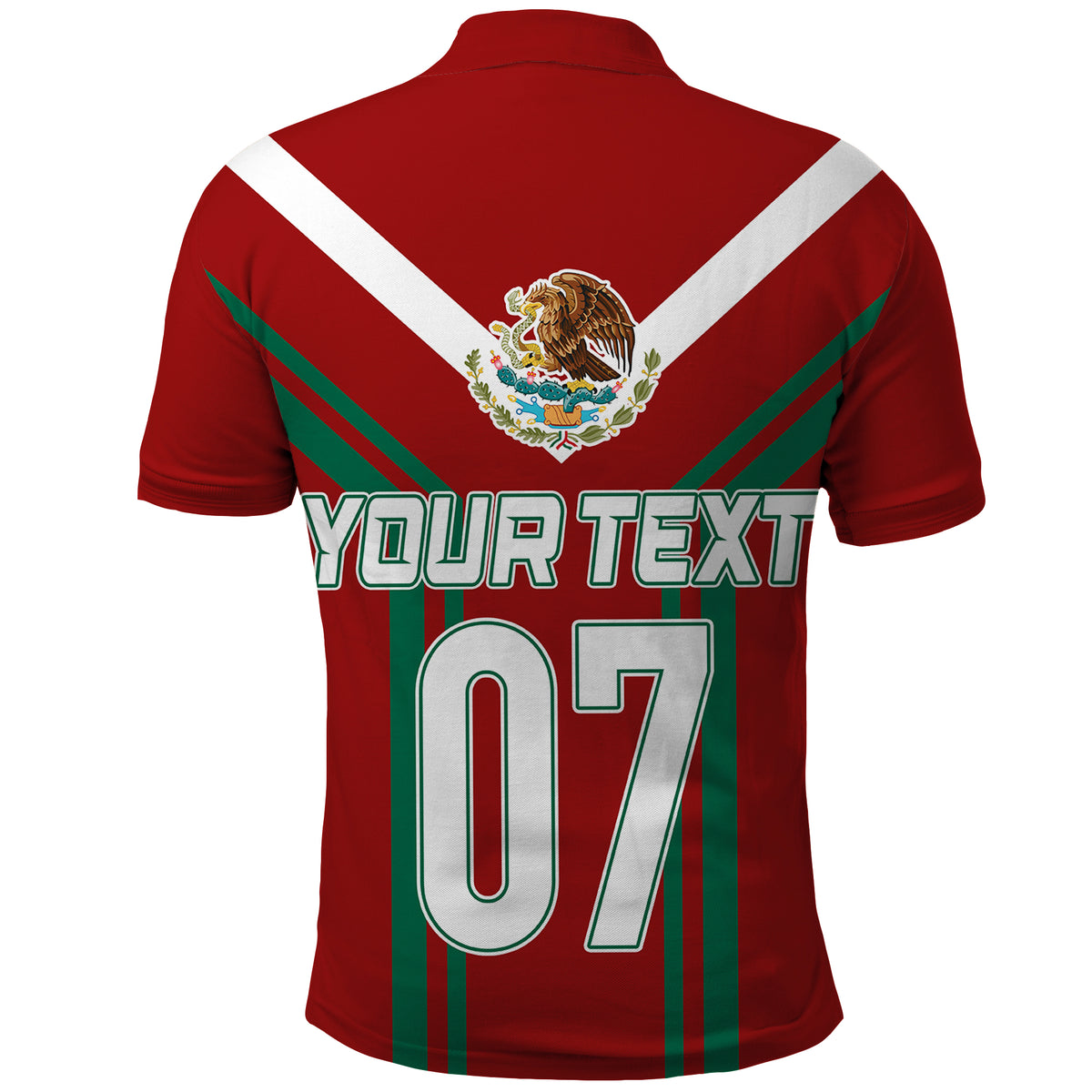 Mexico Baseball 2023 Sporty Style With Emblem Polo Shirt - Wonder Print Shop