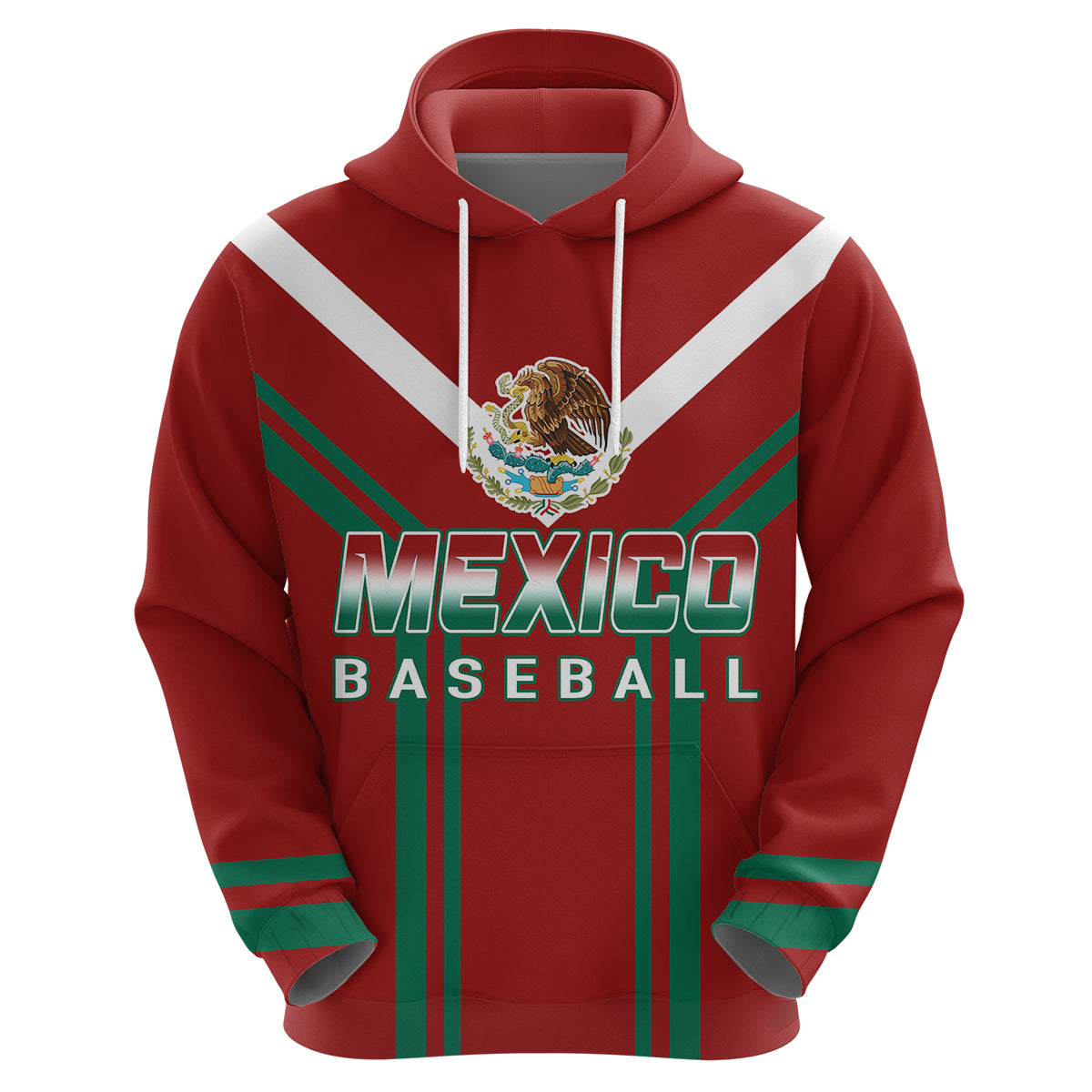Mexico Baseball 2023 Sporty Style With Emblem Hoodie - Wonder Print Shop