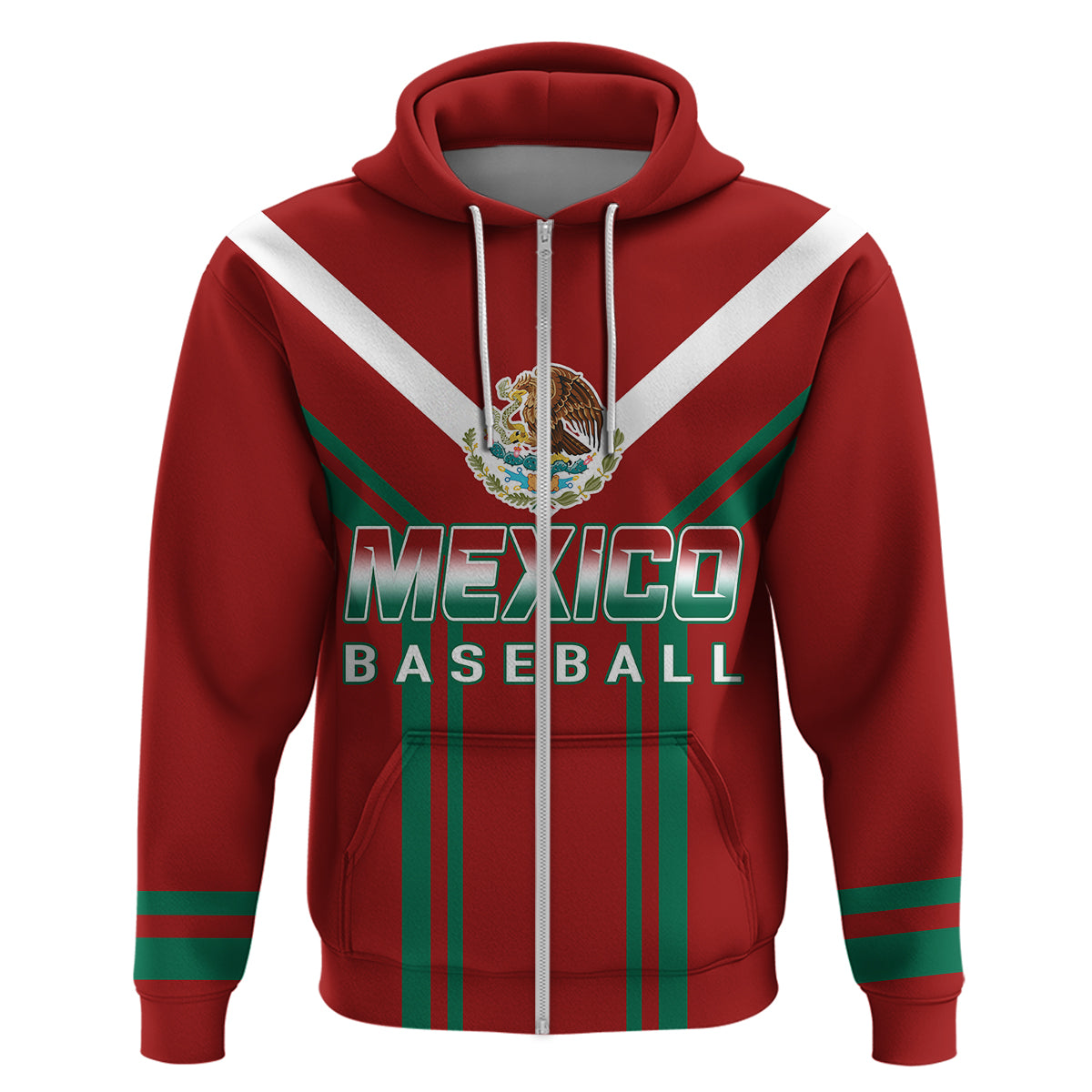 Mexico Baseball 2023 Sporty Style With Emblem Hoodie - Wonder Print Shop