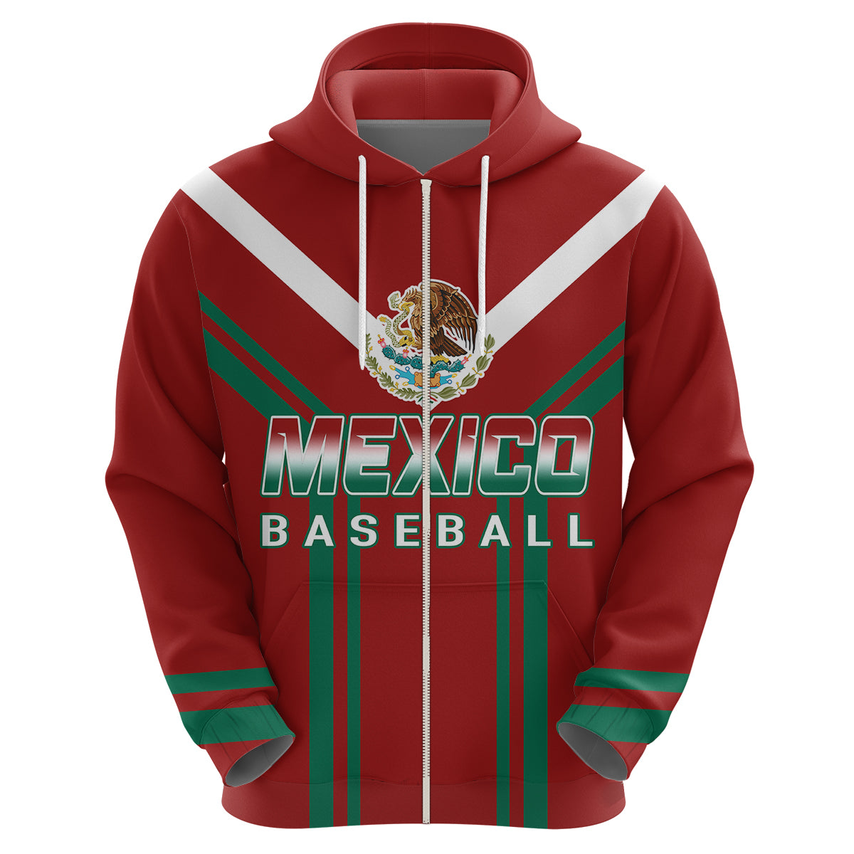 Mexico Baseball 2023 Sporty Style With Emblem Hoodie - Wonder Print Shop
