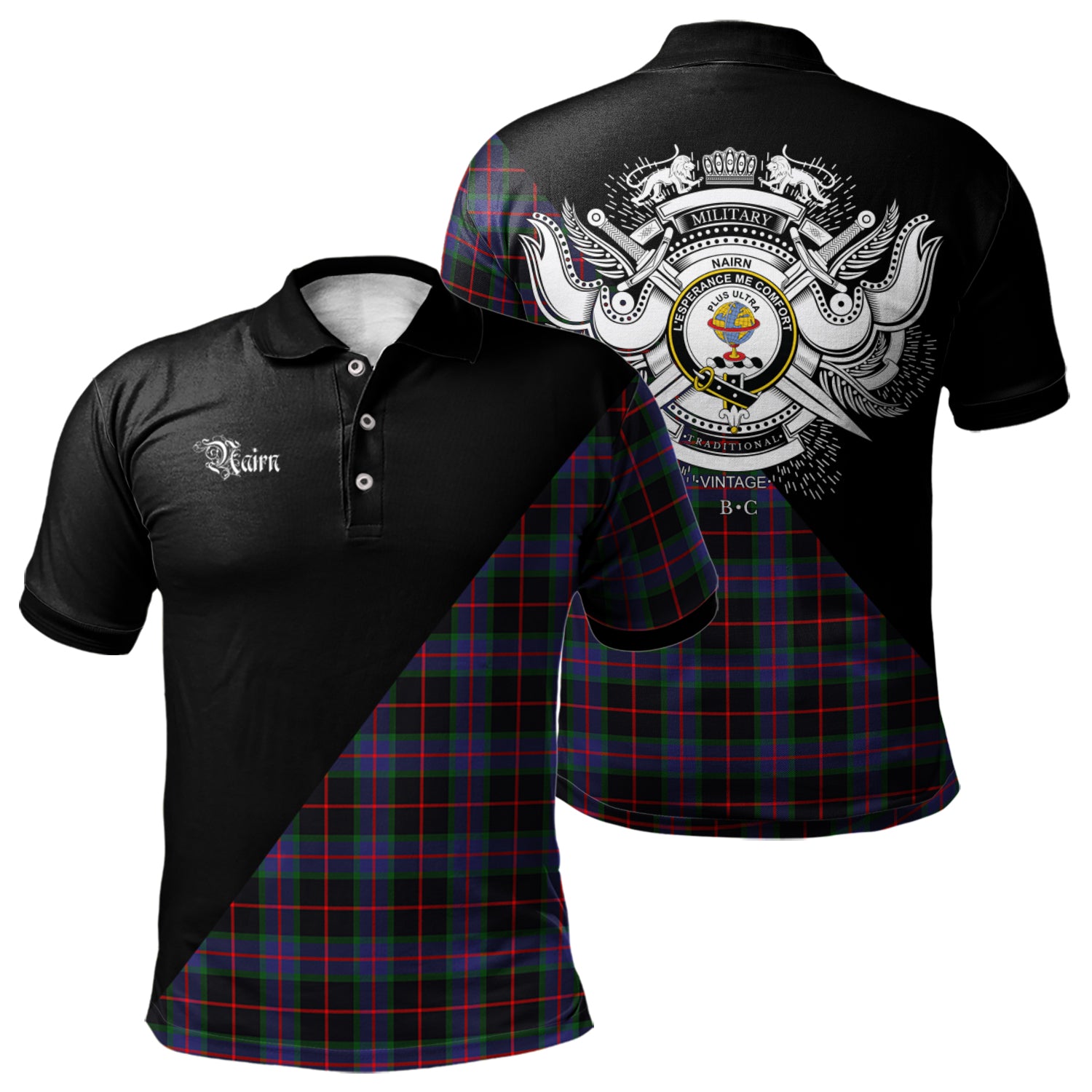 scottish-nairn-clan-crest-military-logo-tartan-polo-shirt