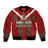 Mexico Baseball 2023 Sporty Style With Emblem Bomber Jacket LT7 - Wonder Print Shop