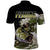 Largemouth Bass Fishing Polo Shirt Gold - Wonder Print Shop