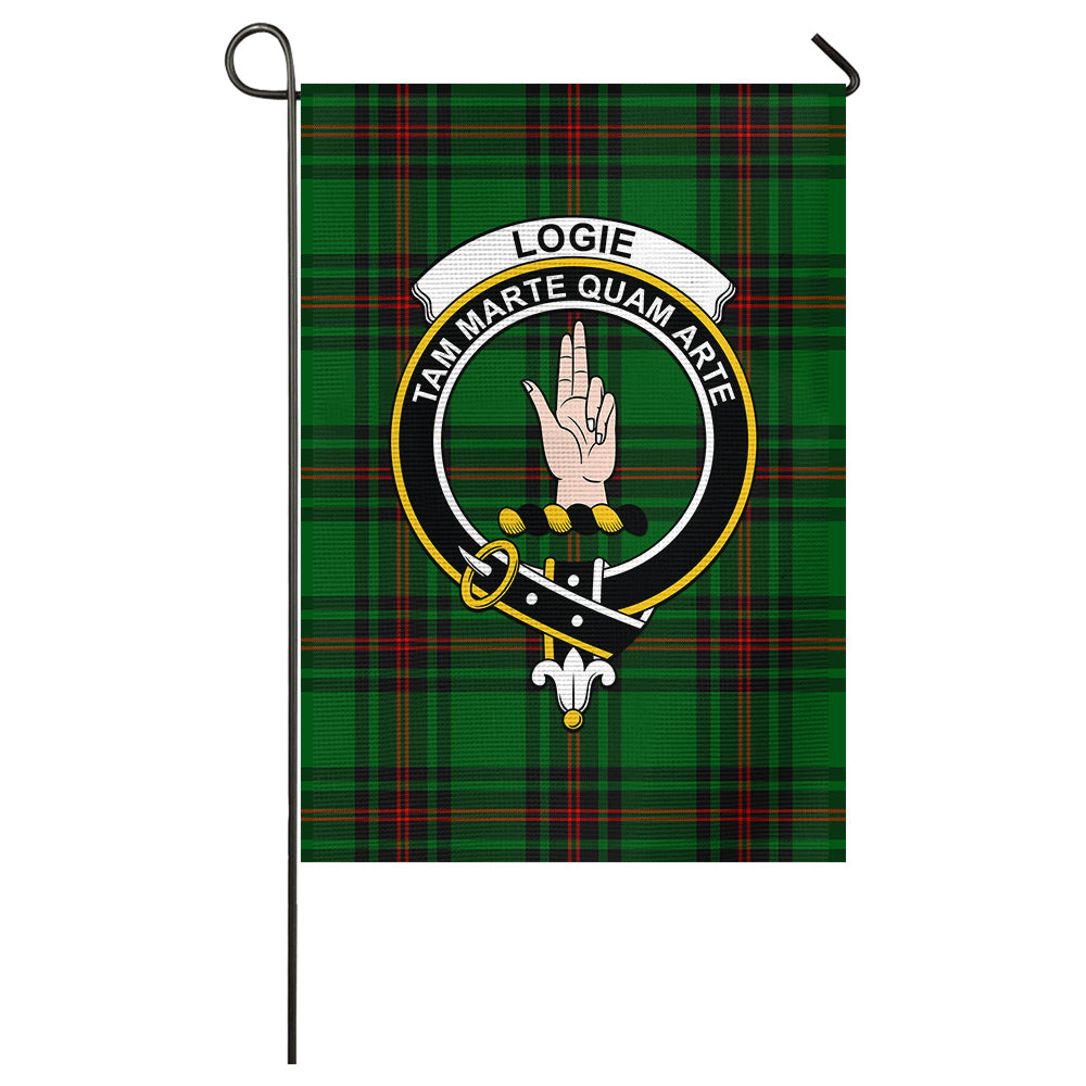 scottish-logie-clan-crest-tartan-garden-flag