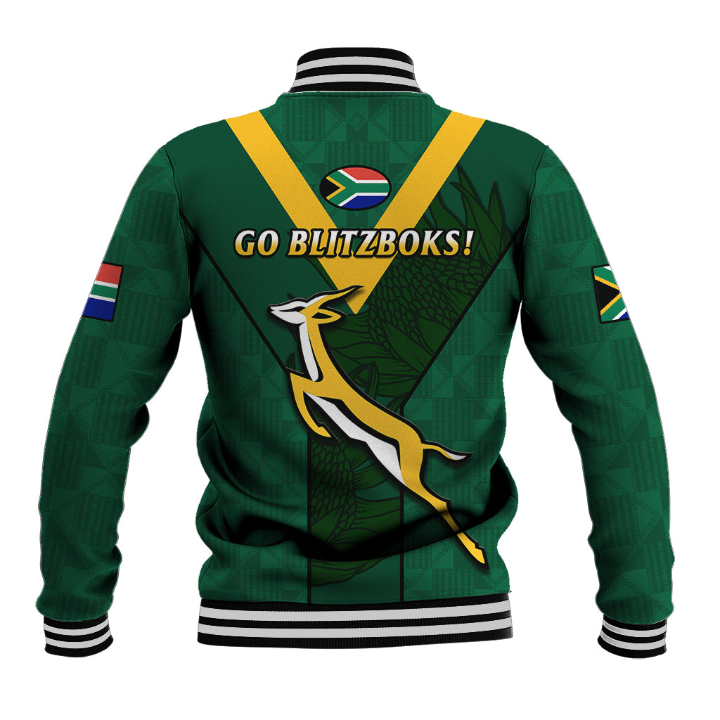 South Africa Rugby Go Blitzboks Sevens Baseball Jacket - Wonder Print Shop