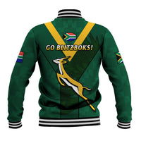 South Africa Rugby Go Blitzboks Sevens Baseball Jacket - Wonder Print Shop