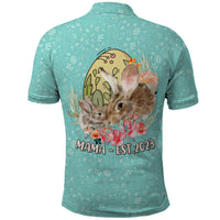 New Mom With Baby Ultrasound Easter Polo Shirt TS07 - Wonder Print Shop