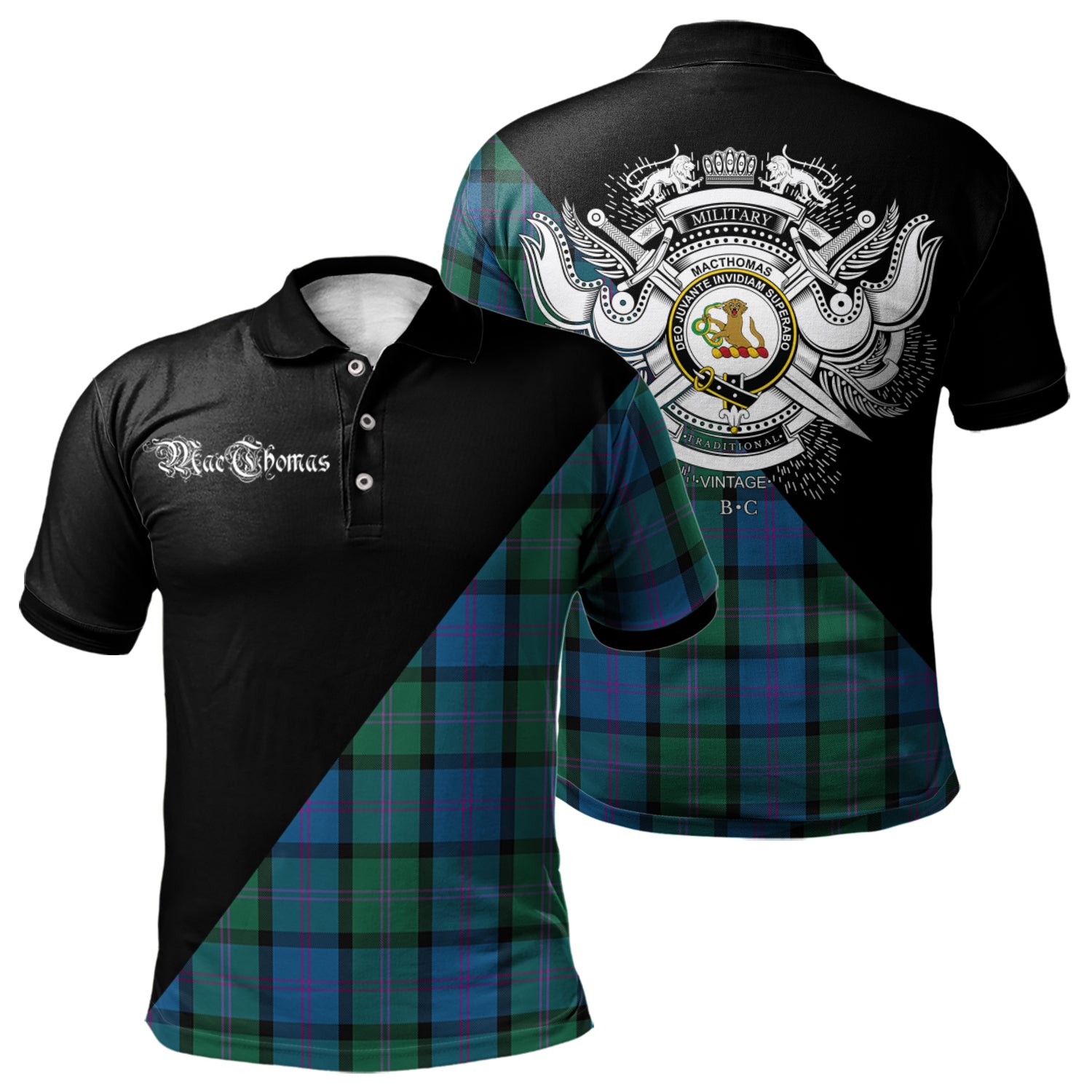 scottish-macthomas-clan-crest-military-logo-tartan-polo-shirt