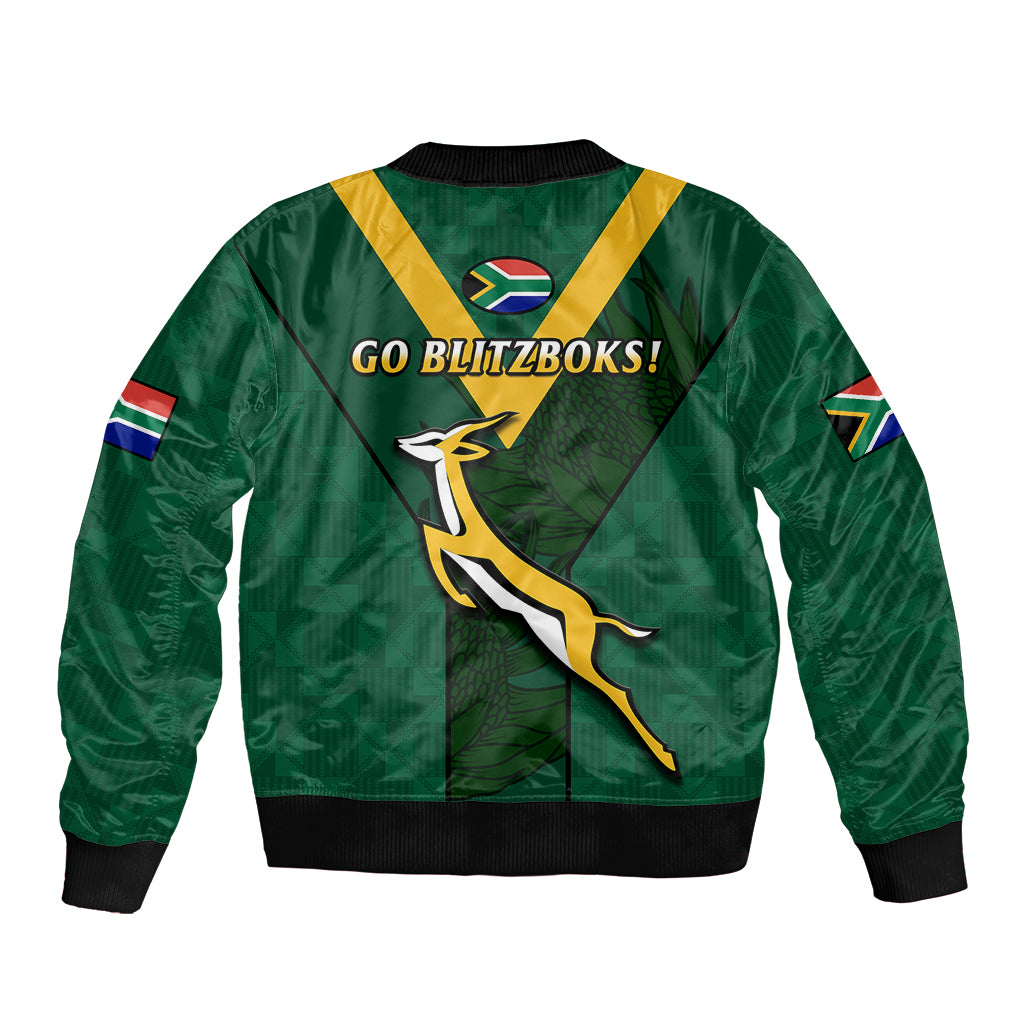 South Africa Rugby Go Blitzboks Sevens Bomber Jacket - Wonder Print Shop
