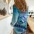 Mother and Baby Whale Mix Polynesian Style Women Casual Shirt TS07 - Wonder Print Shop
