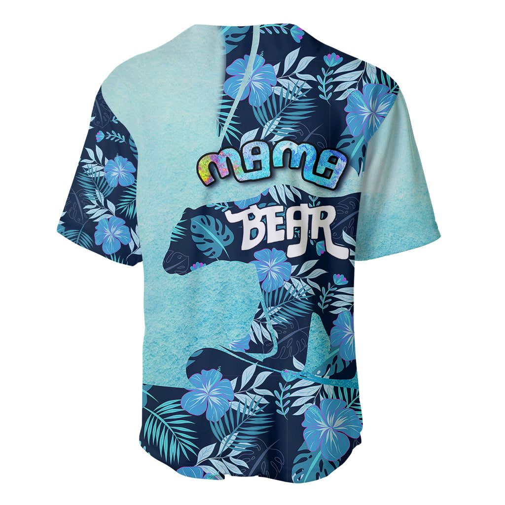 Mother's Day Floral Mama Bear Baseball Jersey TS07 - Wonder Print Shop