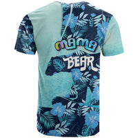 Mother's Day Floral Mama Bear T Shirt TS07 - Wonder Print Shop