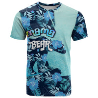Mother's Day Floral Mama Bear T Shirt TS07 - Wonder Print Shop
