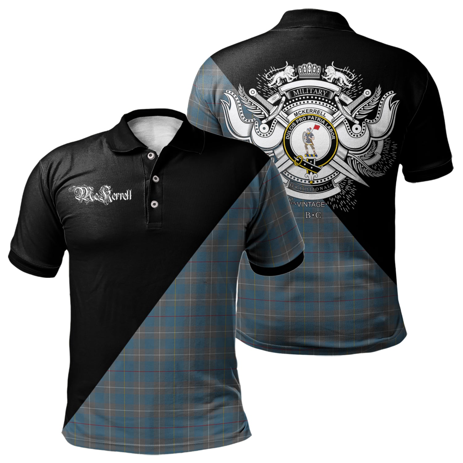 scottish-mckerrell-of-hillhouse-dress-clan-crest-military-logo-tartan-polo-shirt