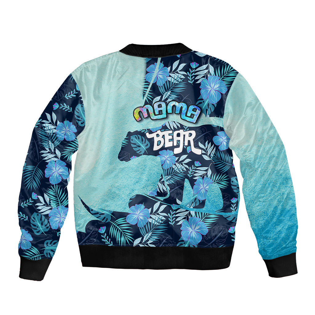 Mother's Day Floral Mama Bear Bomber Jacket TS07 - Wonder Print Shop
