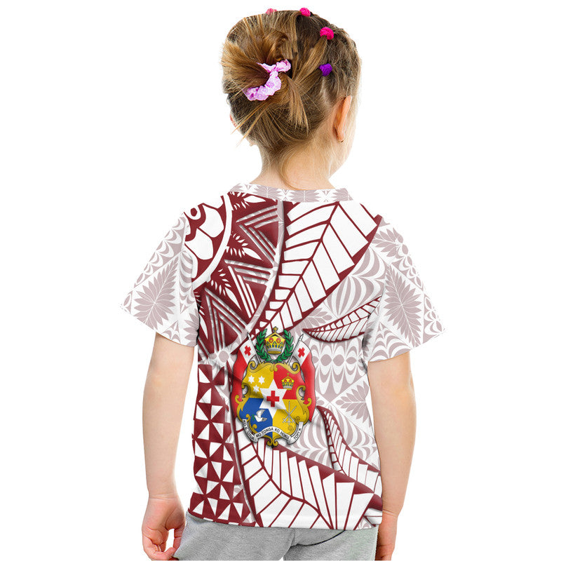 Tonga Emancipation Day T Shirt Kupesi Pattern No.2 White - Wonder Print Shop