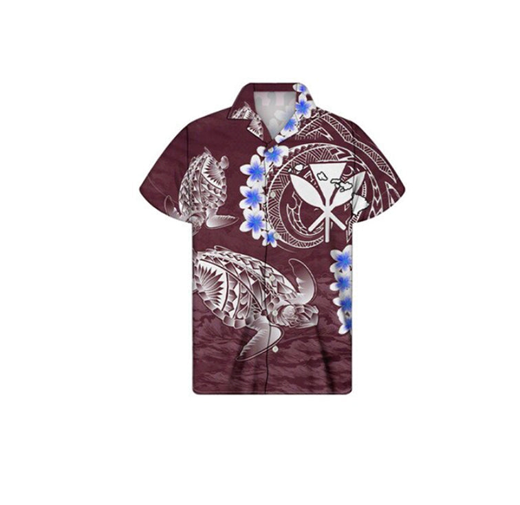 Polynesian Hawaiian Kanaka Maoli Matching Hawaiian Shirt And Dress No.2 LT6 - Wonder Print Shop