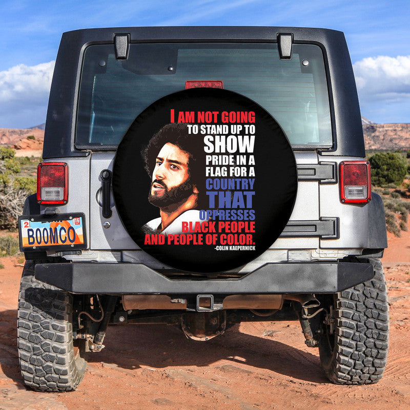African Tire Covers - Black History Month Spare Tire Cover Colin Kaepernick NO.20 LT8 - Wonder Print Shop