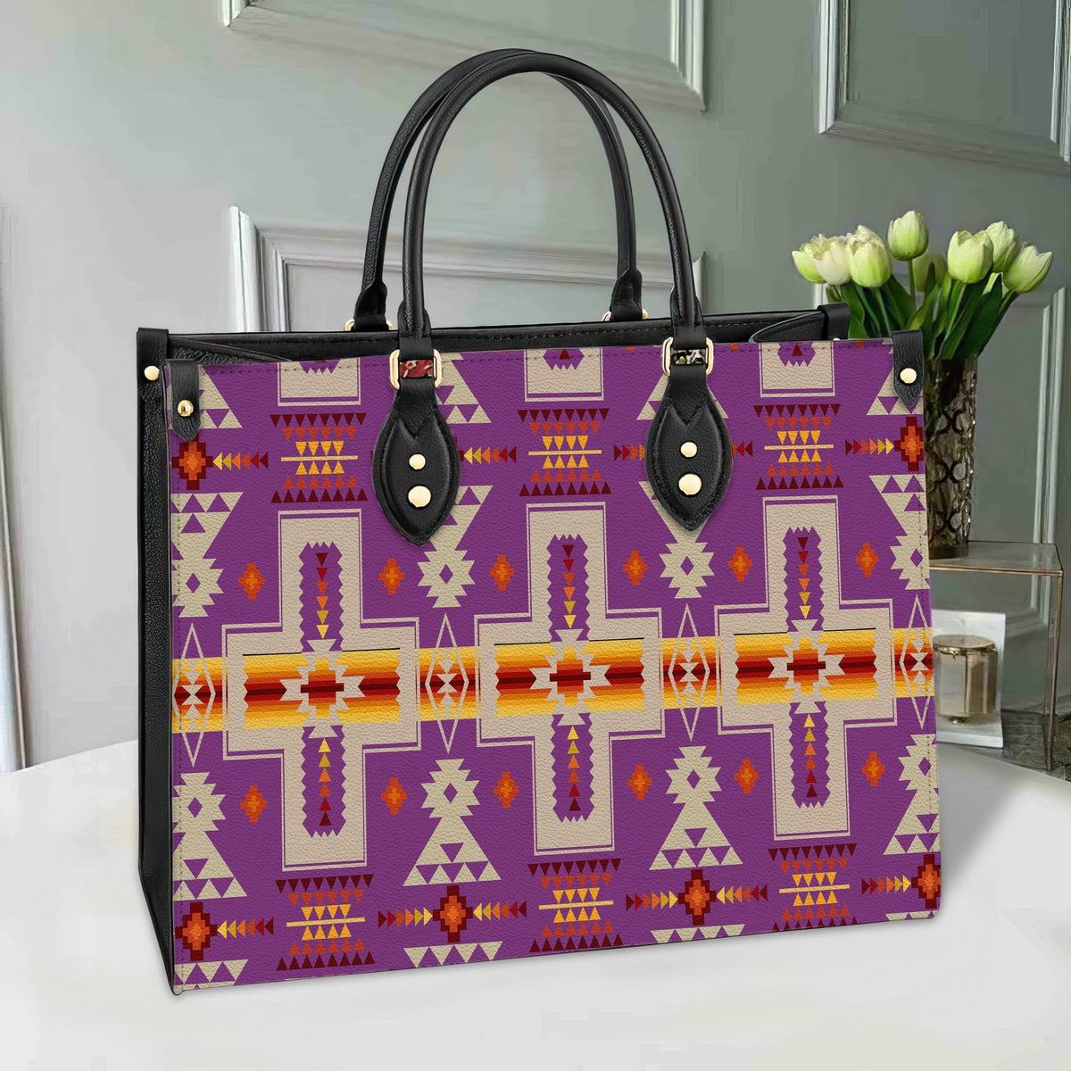 light-purple-design-native-american-leather-bag