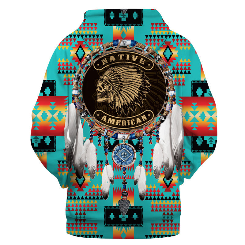 Chief Native American Dream Catcher 3D Hoodie LT10 - Wonder Print Shop