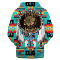Chief Native American Dream Catcher 3D Hoodie LT10 - Wonder Print Shop