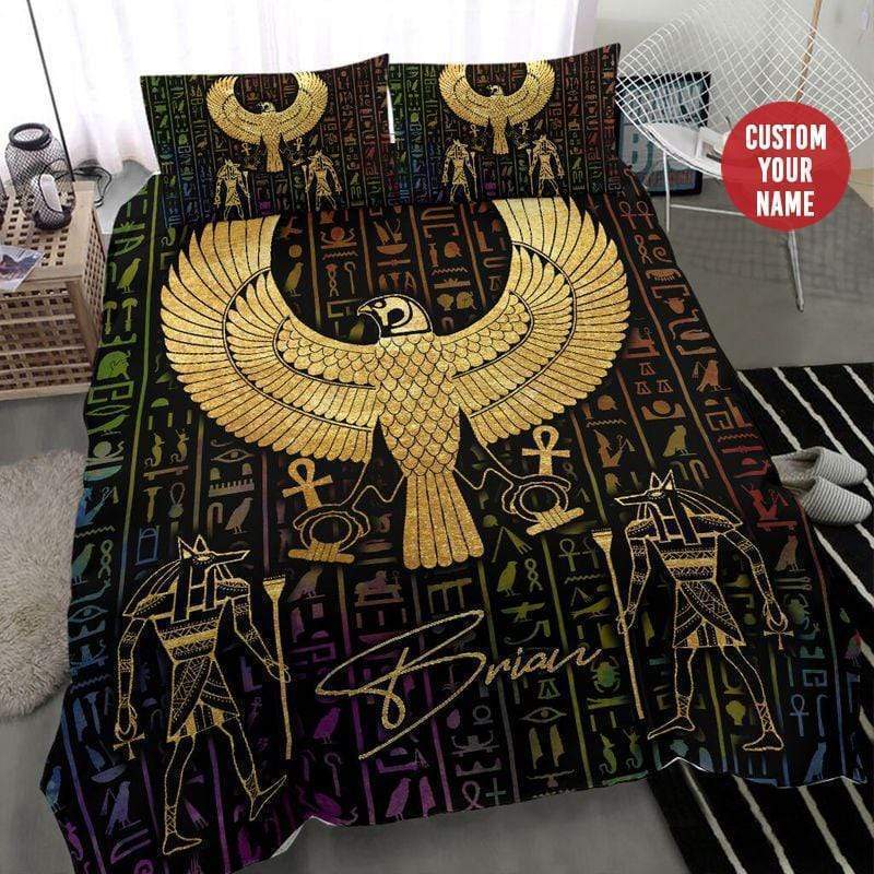 african-bedding-set-custom-egypt-bird-symbol-duvet-cover-pillow-cases
