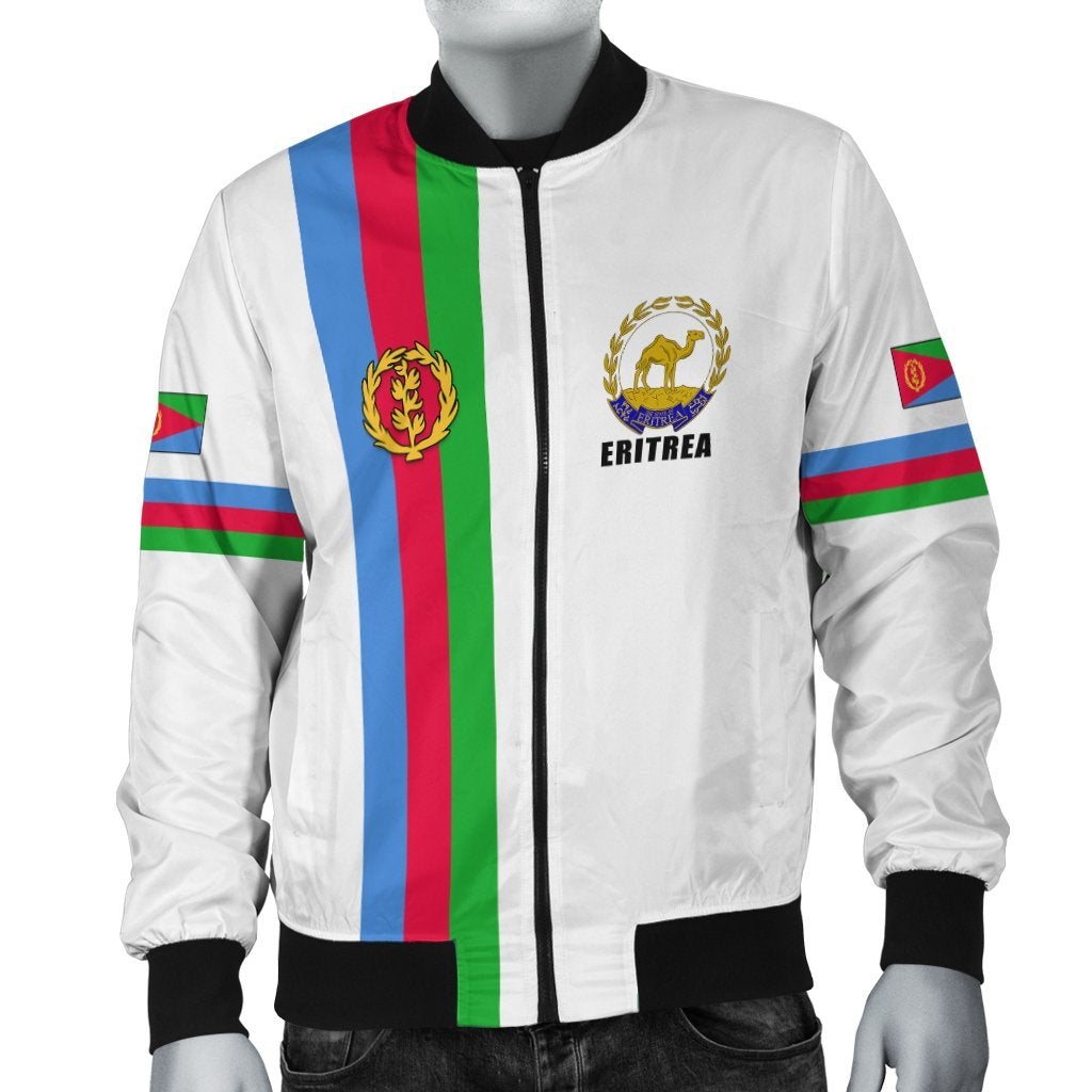 Eritrea Bomber Jacket Striped LT13 - Wonder Print Shop