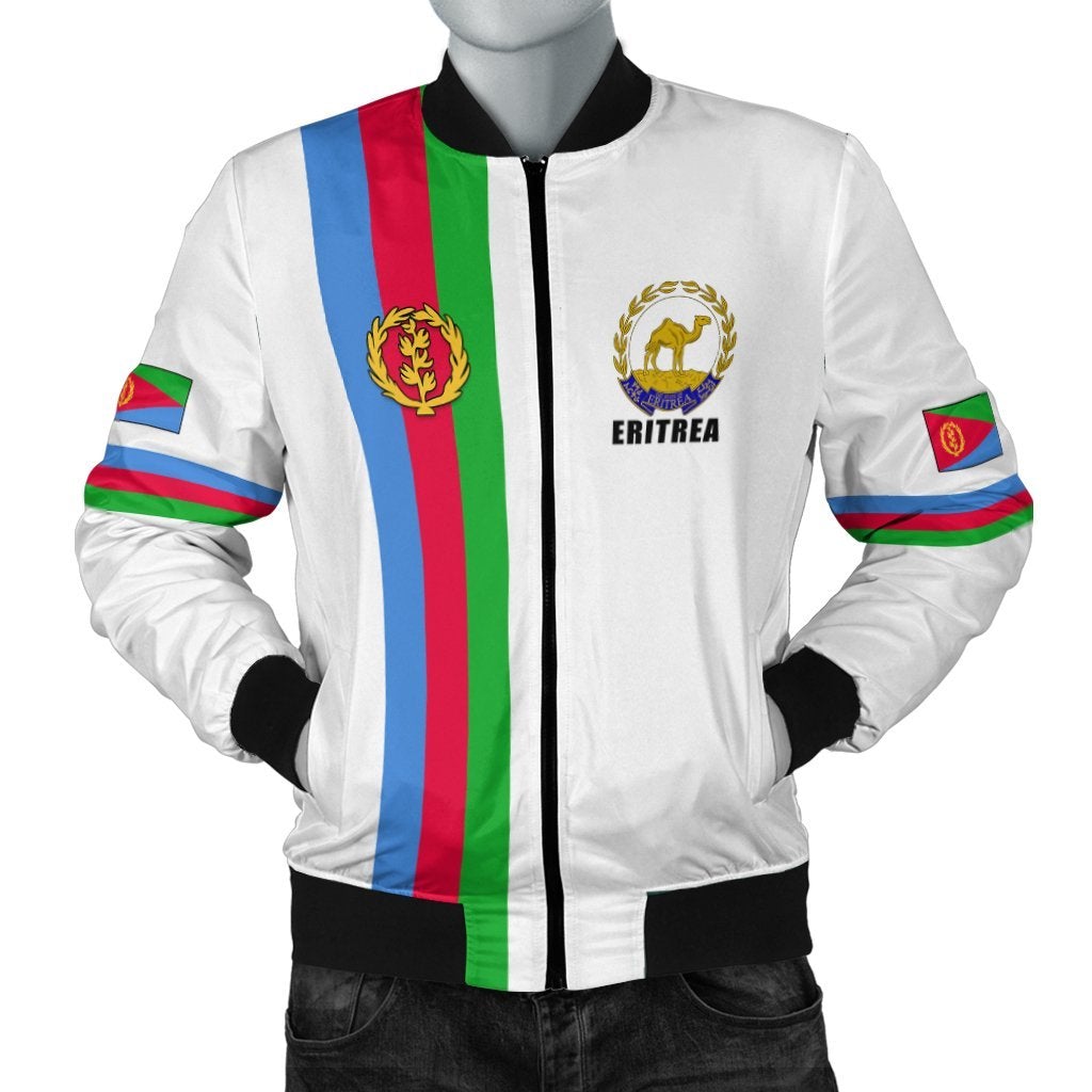 Eritrea Bomber Jacket Striped LT13 - Wonder Print Shop