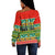(Custom Personalised) South Africa Christmas Off Shoulder Sweater African Springbok LT13 - Wonder Print Shop