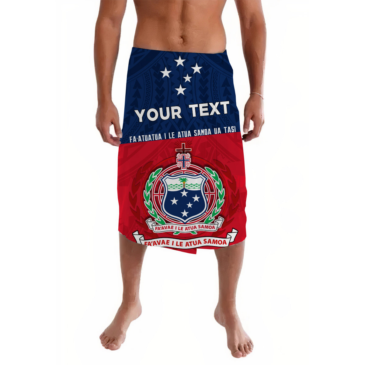 Custom Personalised F.A.S.T Samoa Lavalava Polynesian Enthusiasm LT13 - Wonder Print Shop