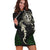 Aotearoa Fern Hoodie Dress Maori Manaia and Fish LT13 - Wonder Print Shop
