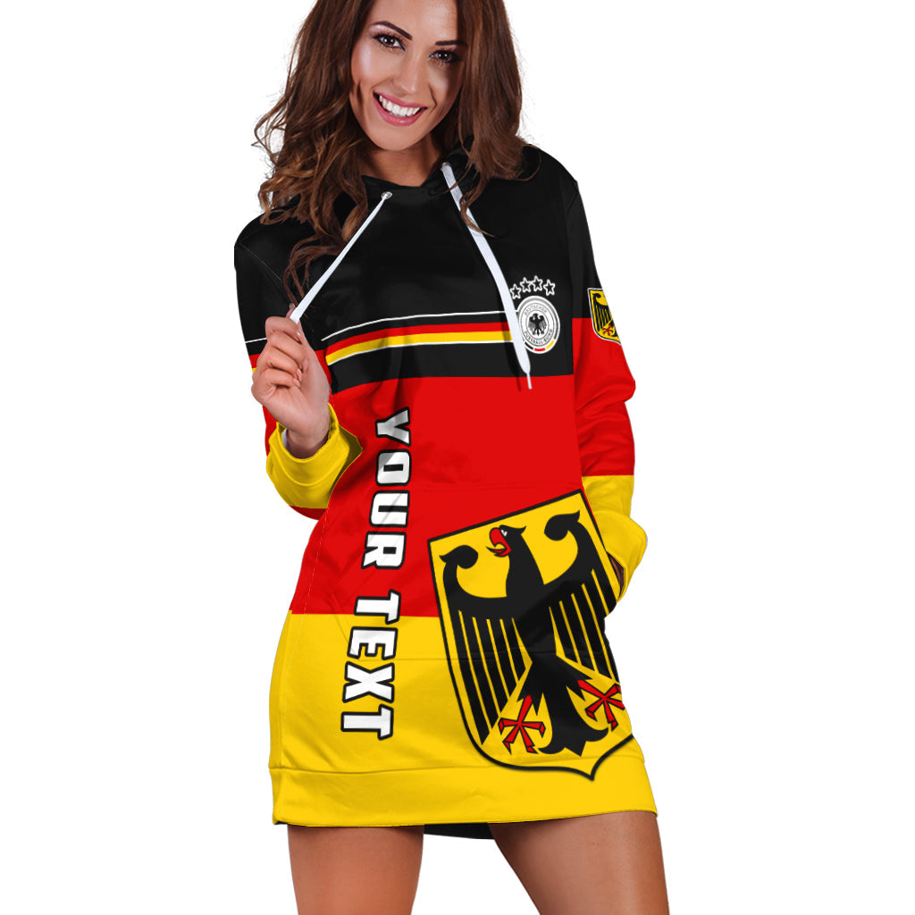 (Custom Personalised) Germany Football Hoodie Dress Deutschland Sporty Style LT13 - Wonder Print Shop