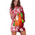 Mele Kalikimaka Hoodie Dress Christmas Hawaii with Santa Claus LT13 - Wonder Print Shop