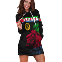 Asmara Eritrean Hoodie Dress Eritrea Lion Proud Olive Symbol LT13 - Wonder Print Shop
