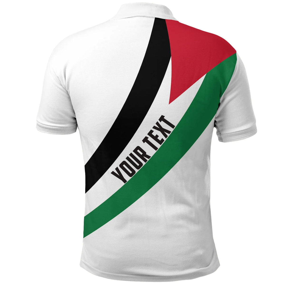 Custom Palestine Special Flag Polo Shirt RLT13 - Wonder Print Shop
